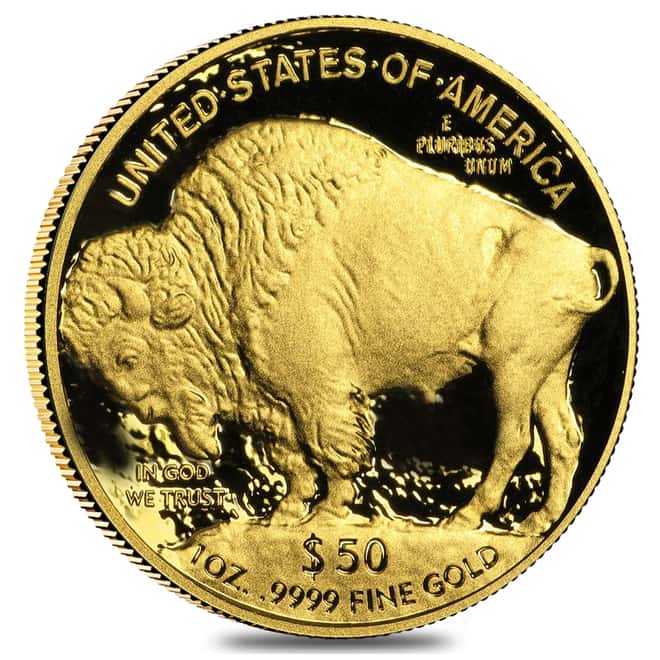 2016 W 1 oz $50 Proof Gold American Buffalo (w/Box & COA)
