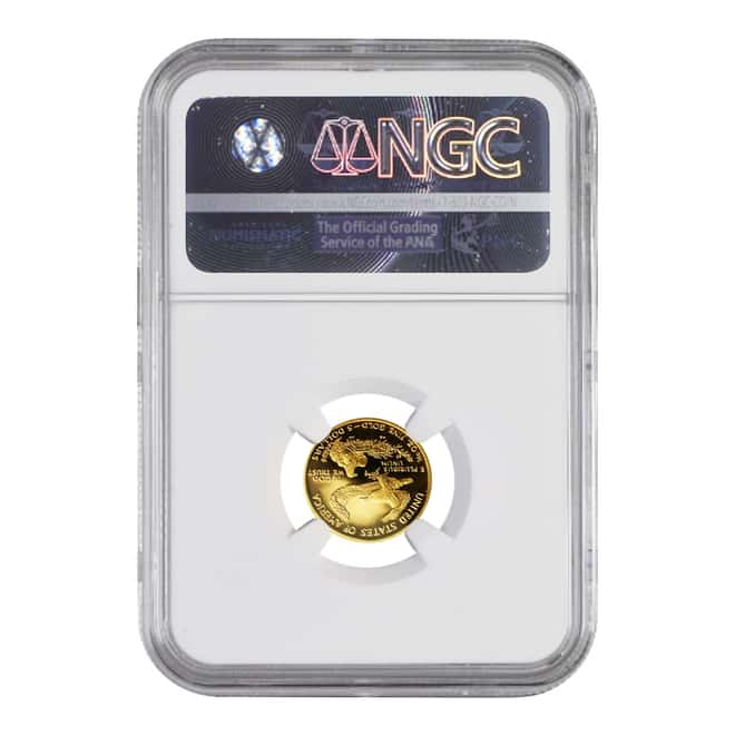 2016 W 1/10 oz $5 Proof Gold American Eagle NGC PF 70 UCAM