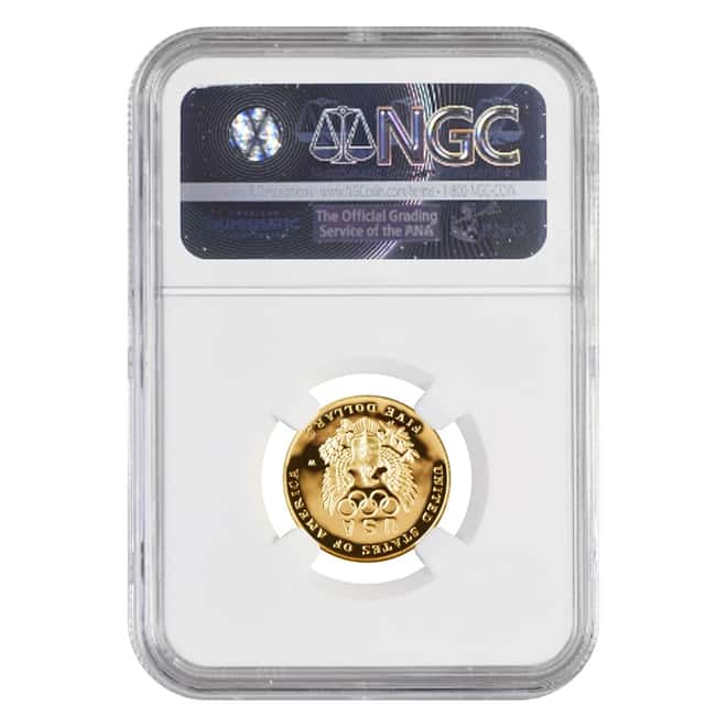 1992 W Gold $5 Proof Commemorative Olympics NGC PF 70 UCAM