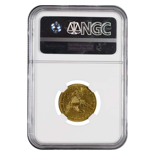 1838 $5 Classic Head Half Eagle Gold Coin NGC AU Details