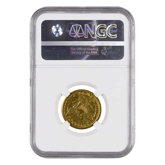 1859 D $5 Liberty Head Half Eagle Gold Coin NGC AU Details
