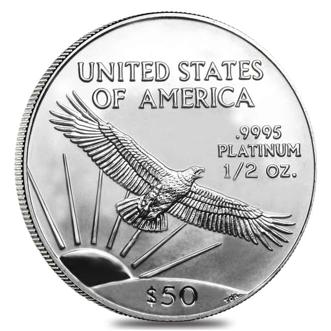 2004 1/2 oz $50 Platinum American Eagle Coin BU