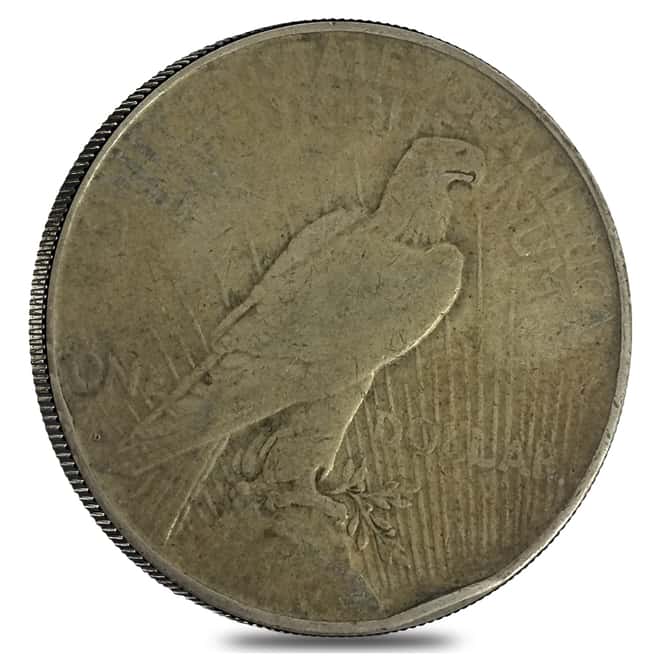 1934 D Silver Peace Dollar VG-VF
