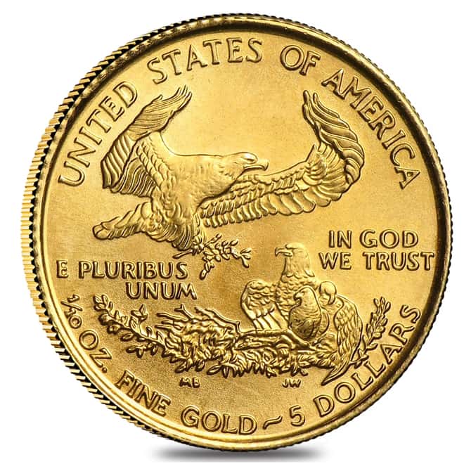 1999 $5 1/10 Oz. American Eagle Gold Bullion Coin