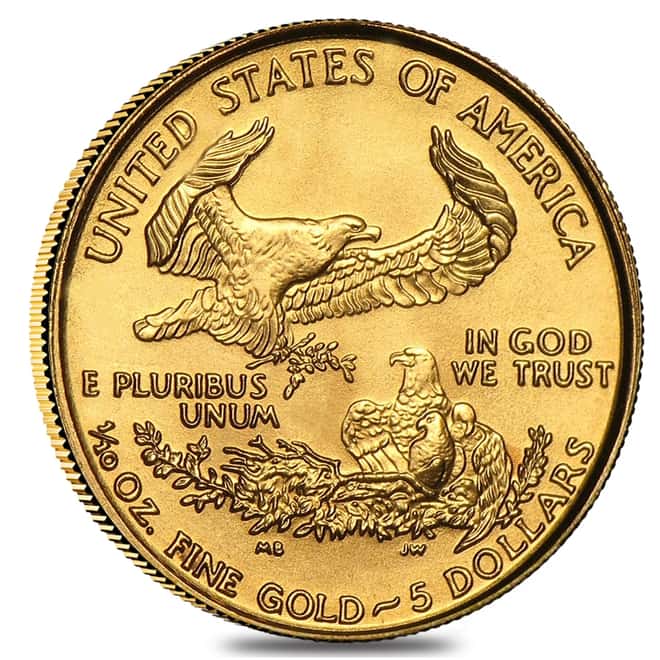 1998 $5 1/10 Oz. American Eagle Gold Bullion Coin