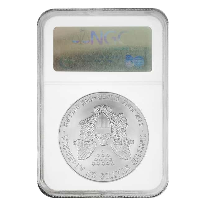 2007 1 oz Silver American Eagle NGC MS 69