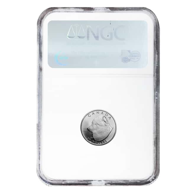 1993 1/10 oz $30 Canada Proof Platinum Arctic Fox NGC PF 69 UCAM