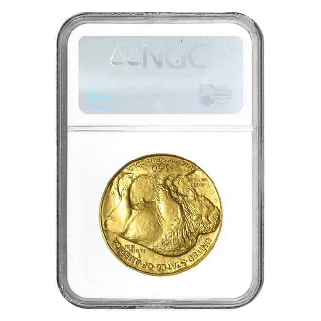2006 1 oz $50 Gold American Buffalo NGC MS 70