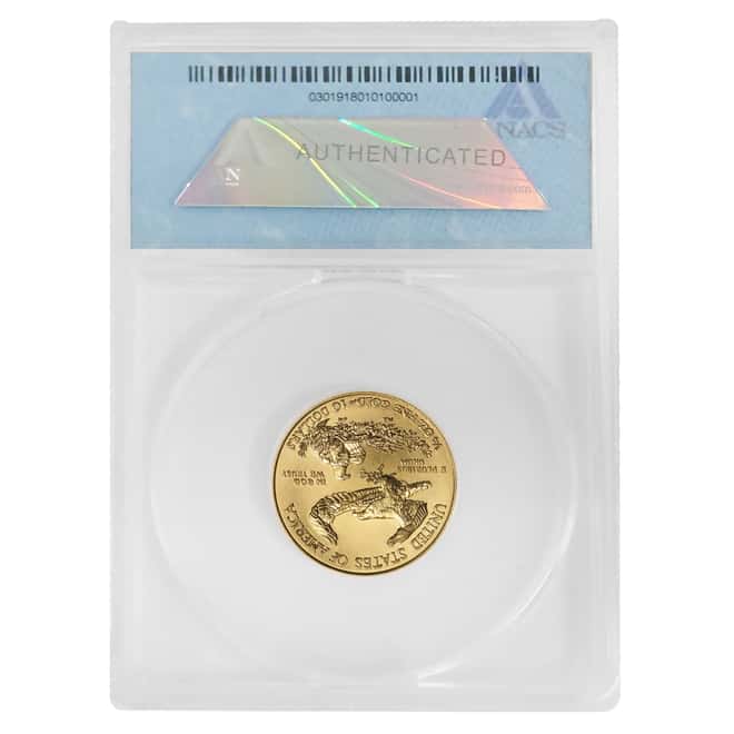 2016 1/4 oz $10 Gold American Eagle ANACS MS 70