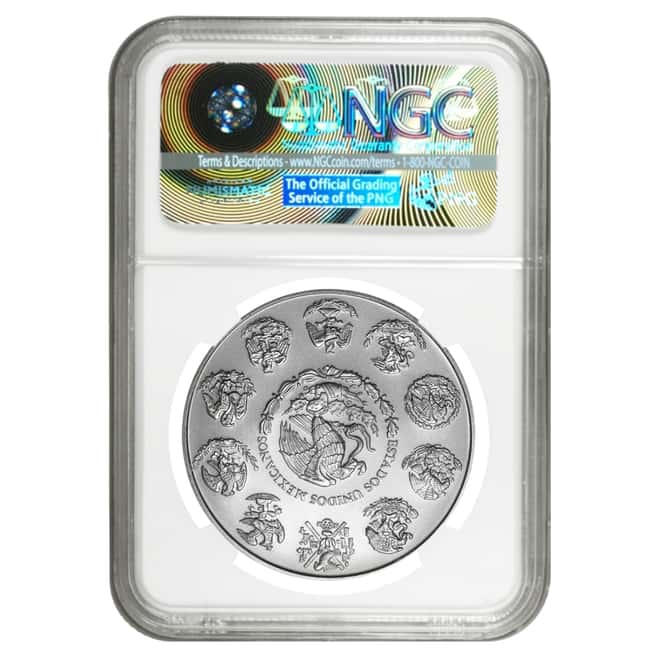 2016 1 oz Mexican Silver Libertad NGC MS 70 Early Releases