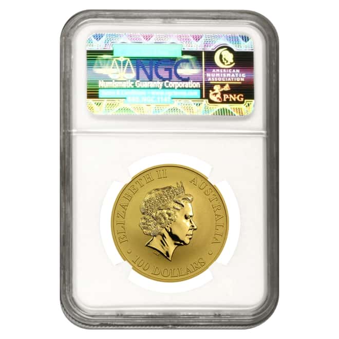 2012 1 oz Australian Gold Kangaroo Perth Mint NGC MS 69 Early Releases