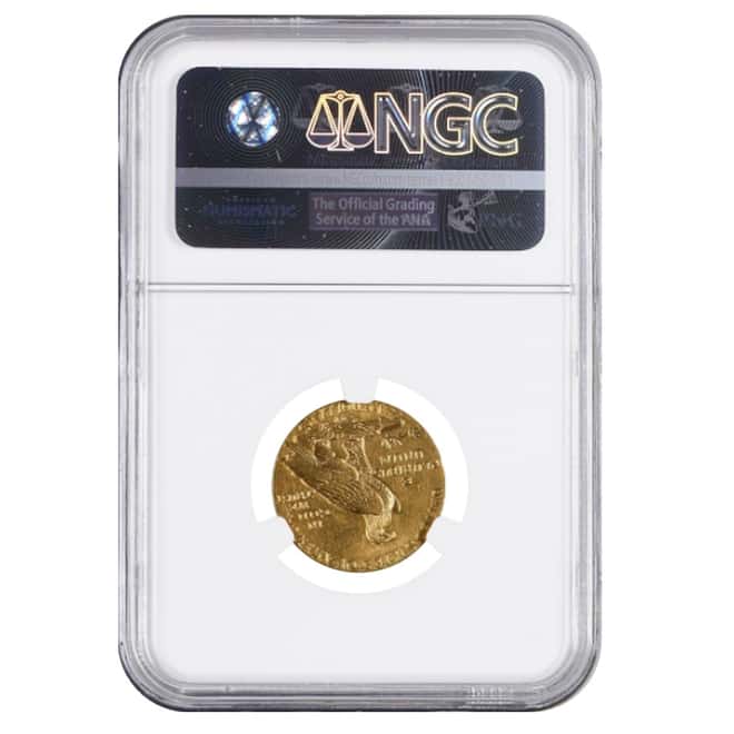 1909 $5 Indian Head Half Eagle Gold Coin NGC MS 60
