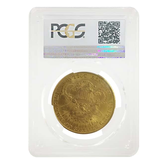 1907 $20 Liberty Head Double Eagle Gold Coin PCGS MS 61