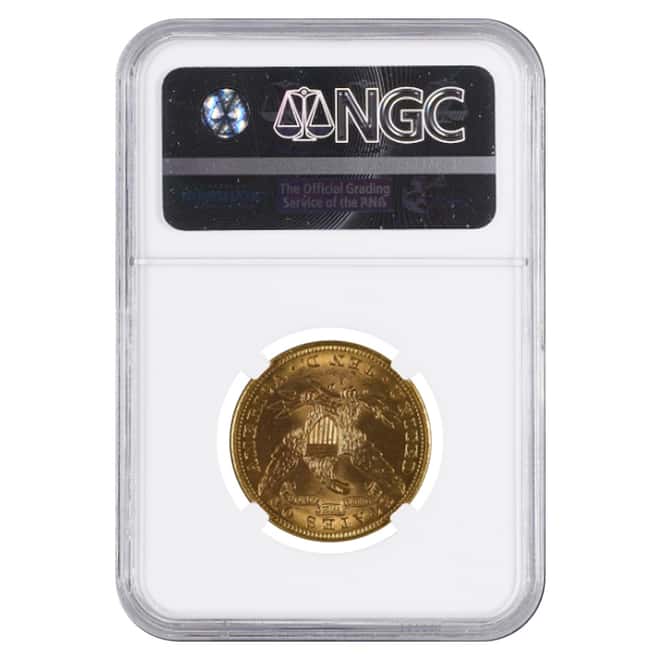 1886 S $10 Liberty Head Gold Eagle Coin NGC MS 62