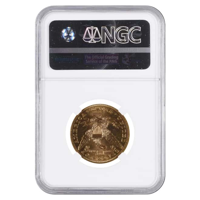1902 $10 Liberty Head Gold Eagle Coin NGC MS 62 