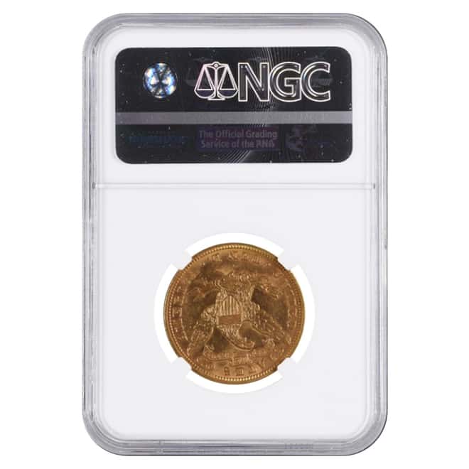 1888 $10 Liberty Head Gold Eagle Coin NGC MS 61