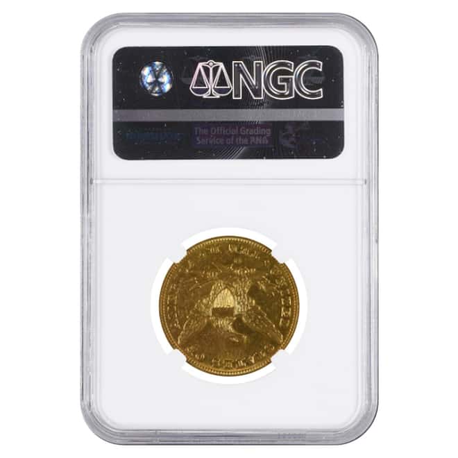 1851 O $10 Liberty Head Gold Eagle Coin NGC AU Details