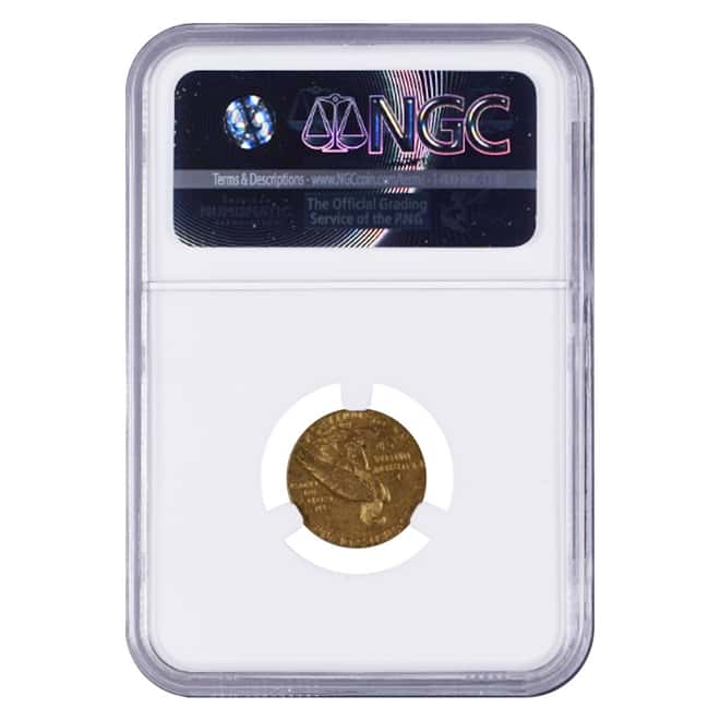 1913 $2.5 Indian Head Quarter Eagle Gold Coin NGC MS 61