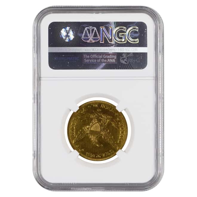 1846 O $10 Liberty Head Gold Eagle Coin NGC XF Details
