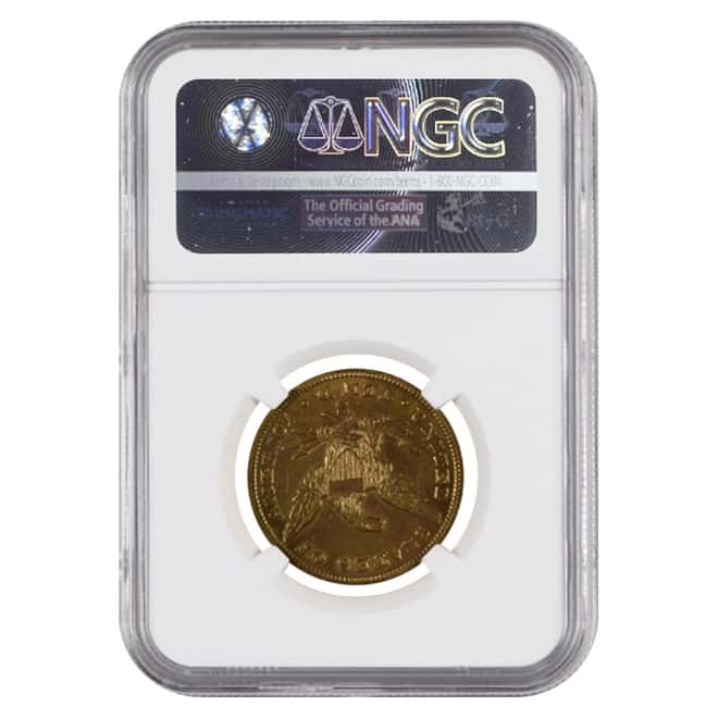 1859 S $10 Liberty Head Gold Eagle Coin NGC XF Details
