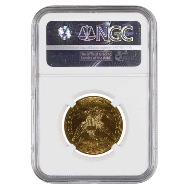 1888 O $10 Liberty Head Gold Eagle Coin NGC MS 61