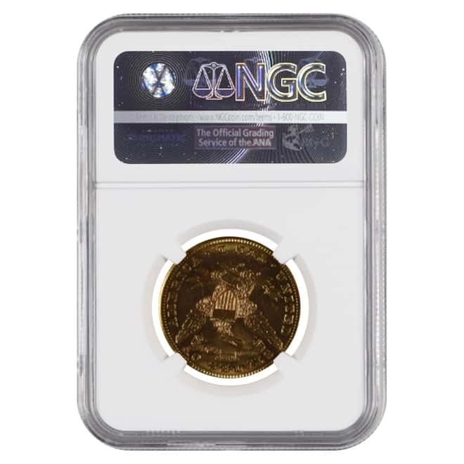 1893 O $10 Liberty Head Gold Eagle Coin NGC MS 61