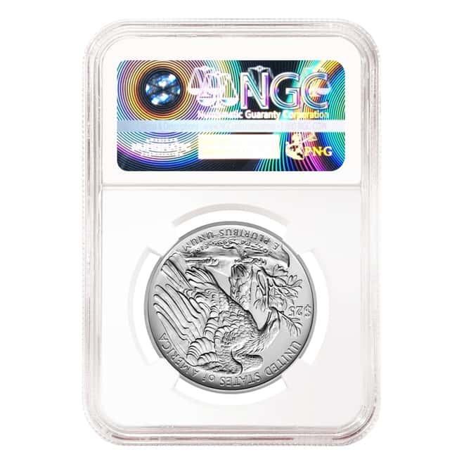 2017 1 oz Palladium American Eagle NGC MS 69 Early Releases