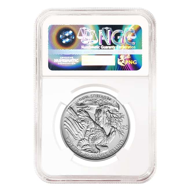 2017 1 oz Palladium American Eagle NGC MS 70 Early Releases