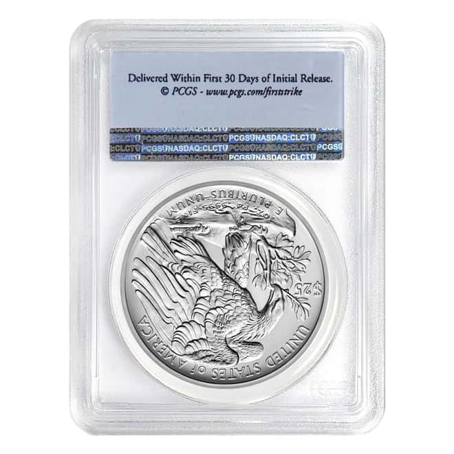 2017 1 oz Palladium American Eagle PCGS MS 70 First Strike