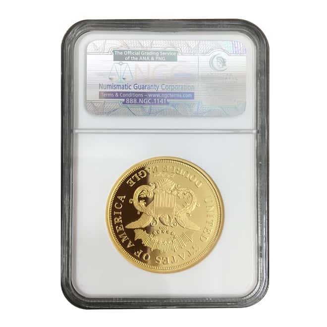 1 oz Gold 1849 Pattern Double Eagle Smithsonian Collection (2011) NGC Gem Proof UCAM (w/Box & COA)