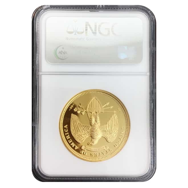 2008 1 oz Gold George T. Morgan $100 Union Ultra High Relief Coin NGC Gem Proof UCAM (w/Box & COA)