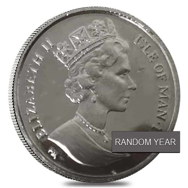 1/25 oz Isle of Man Platinum Cat Abrasions (Random Year)