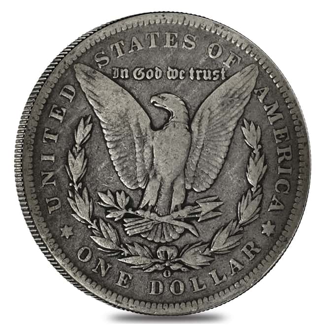 1892 O Silver Morgan Dollar Fine