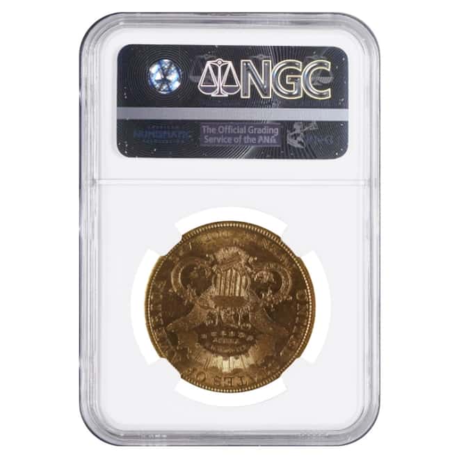 1880 S $20 Liberty Head Double Eagle Gold Coin NGC MS 61