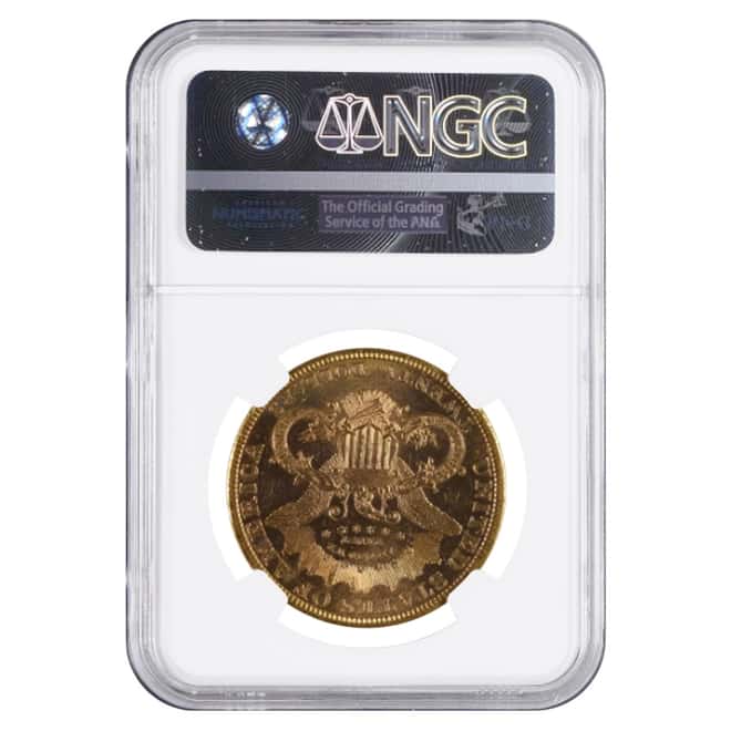 1878 $20 Liberty Head Double Eagle Gold Coin NGC MS 62