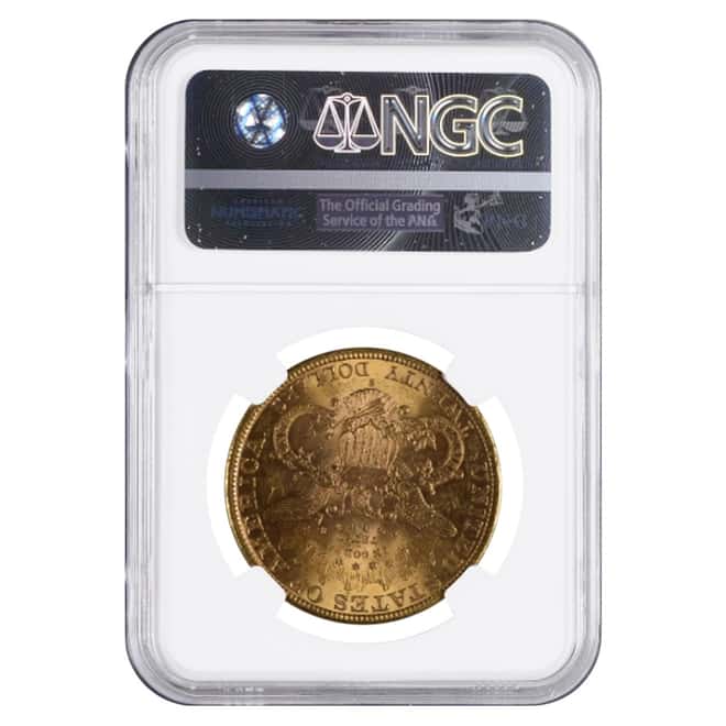 1897 S $20 Liberty Head Double Eagle Gold Coin NGC MS 61