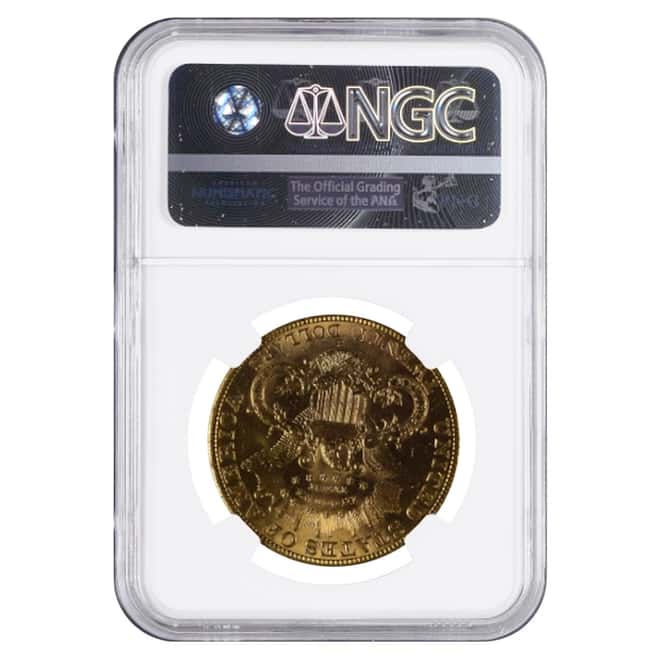 1902 S $20 Liberty Head Double Eagle Gold Coin NGC MS 62