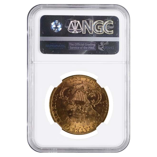 1888 S $20 Liberty Head Double Eagle Gold Coin NGC MS 61