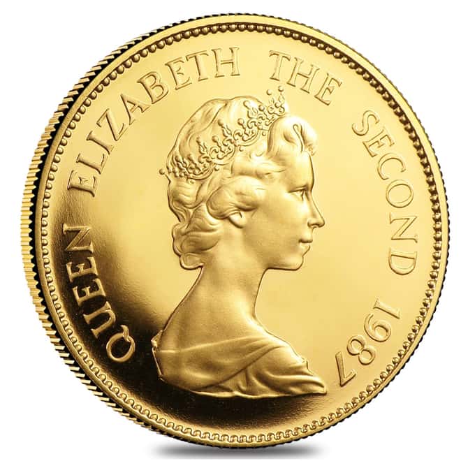 1987 Hong Kong $1000 Year of the Rabbit Proof Gold Coin AGW .4710 oz (w/Box & COA)