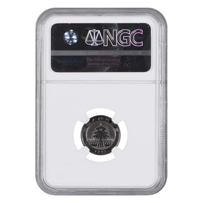 1993 1/10 oz Platinum Chinese Panda 10 Yuan NGC Proof Details