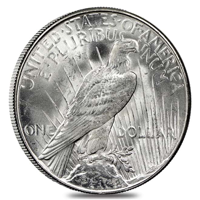 1923 S Silver Peace Dollar BU