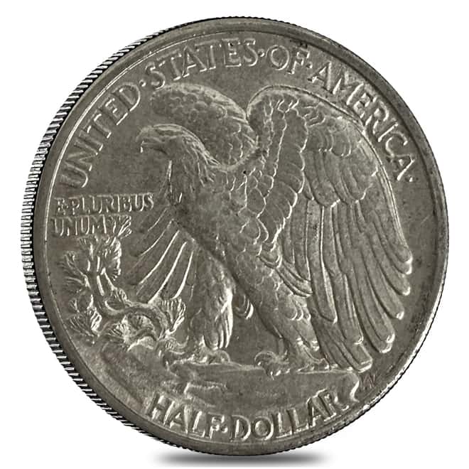 Walking Liberty Half Dollar 90% Silver AU (Random Year)