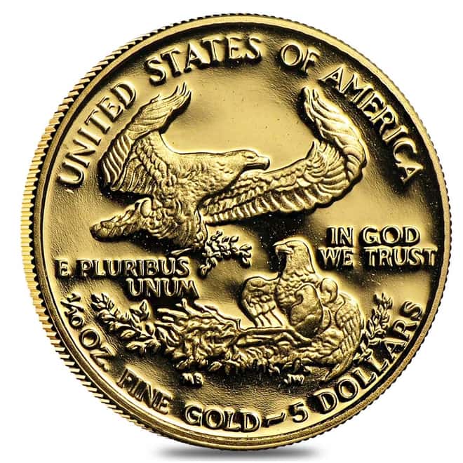 1/10 oz Proof Gold American Eagle (Random Year, w/Box & COA)