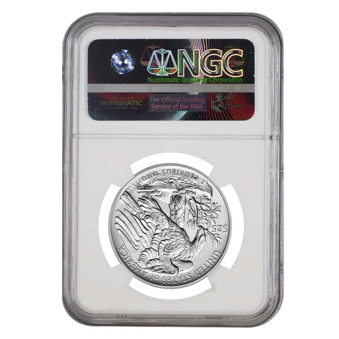 2017 1 oz Palladium American Eagle NGC MS 69 First Day of Issue
