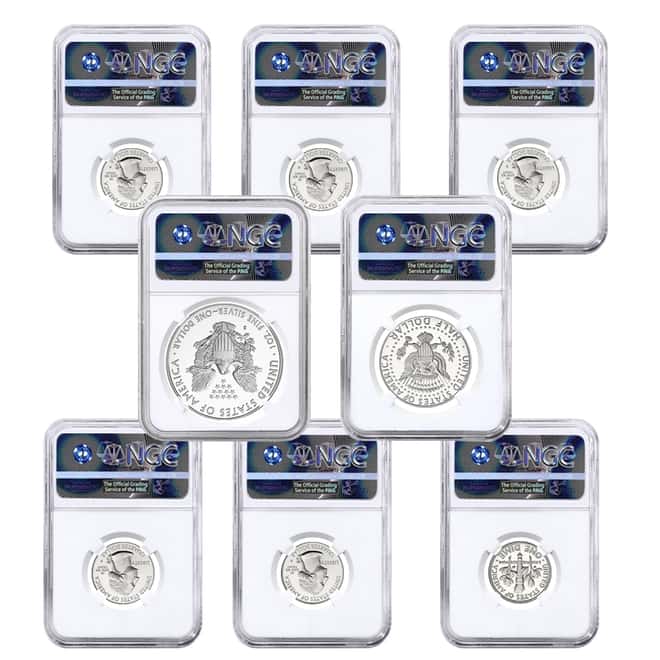 2017 S US Mint Limited Edition Silver Proof 8-Coin Set NGC PF 70 ER