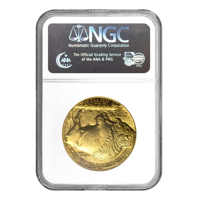 2008 1 oz $50 Gold American Buffalo NGC MS 69 Early Releases
