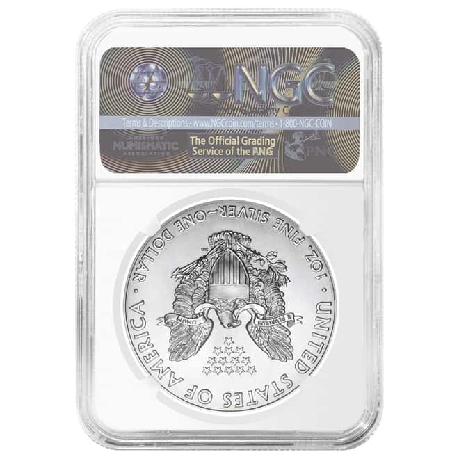 2018 1 oz Silver American Eagle $1 Coin NGC MS 70 Early Releases (Liberty Label)