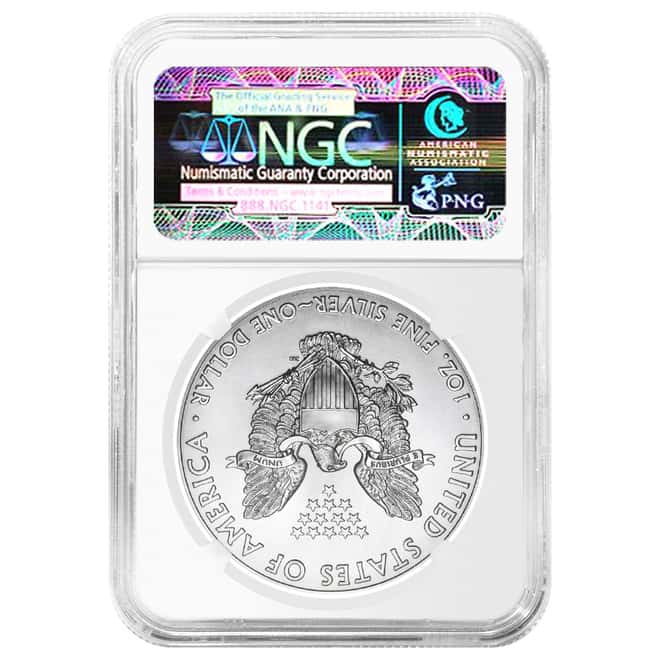 2018 (W) 1 oz Silver American Eagle $1 Coin NGC MS 70 Early Releases 