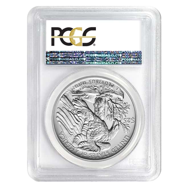 2017 1 oz Palladium American Eagle PCGS MS 70 First Strike (225th Annv.)