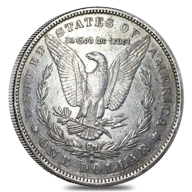1889 O Silver Morgan Dollar VF Toned 